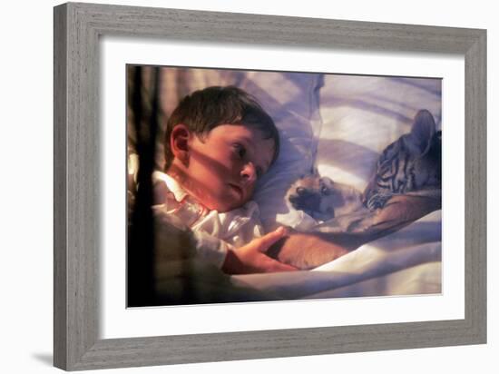 Deux Freres Two Brothers De Jeanjacquesannaud Avec Freddie Highmore, Le Petit Tigre Sangha, 2004-null-Framed Photo