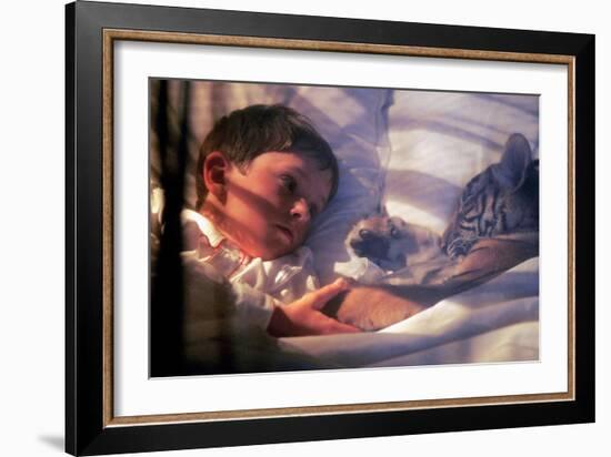 Deux Freres Two Brothers De Jeanjacquesannaud Avec Freddie Highmore, Le Petit Tigre Sangha, 2004-null-Framed Photo