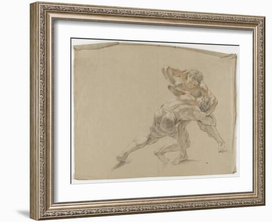 Deux lutteurs-Antoine Coypel-Framed Giclee Print