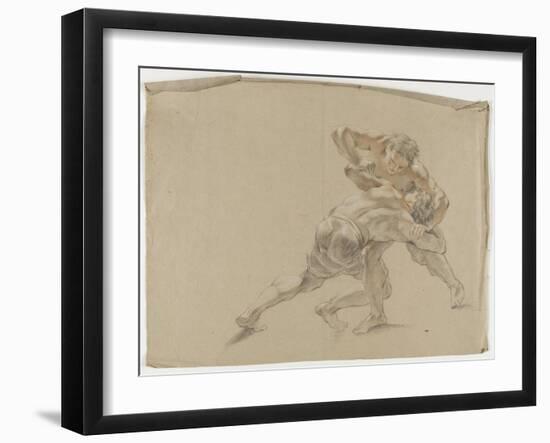 Deux lutteurs-Antoine Coypel-Framed Giclee Print