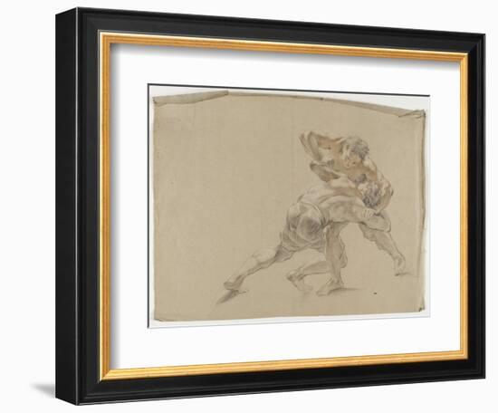 Deux lutteurs-Antoine Coypel-Framed Giclee Print