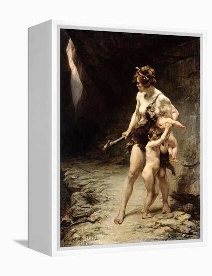 Deux Meres (Two Mothers), 1888-Leon-Maxime Faivre-Framed Premier Image Canvas