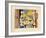 Deux personnages a table-Jacques Lagrange-Framed Limited Edition