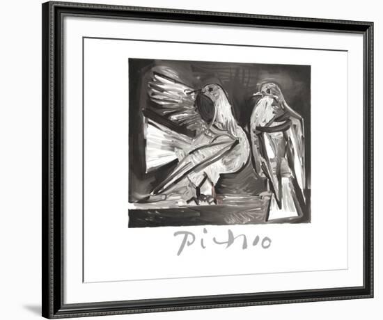 Deux Pigeons-Pablo Picasso-Framed Collectable Print