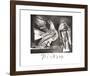 Deux Pigeons-Pablo Picasso-Framed Collectable Print