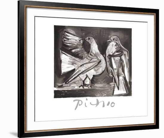 Deux Pigeons-Pablo Picasso-Framed Collectable Print