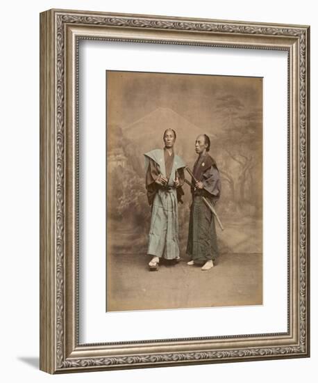 Deux samouraï-null-Framed Giclee Print