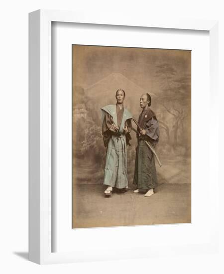 Deux samouraï-null-Framed Giclee Print