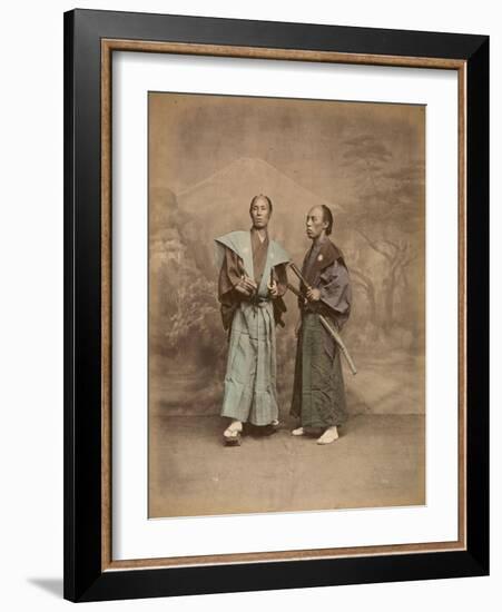 Deux samouraï-null-Framed Giclee Print