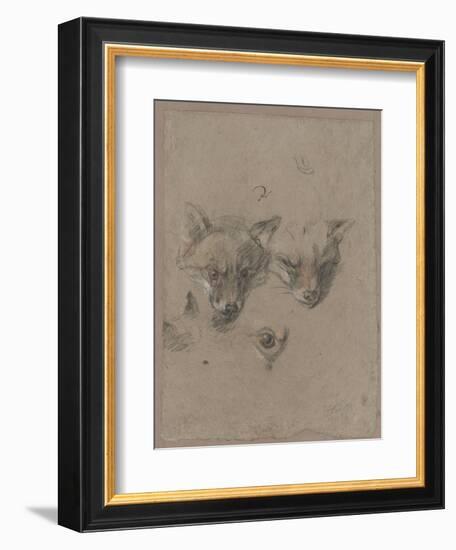 Deux têtes de renards et un oeil-Pieter Boel-Framed Giclee Print