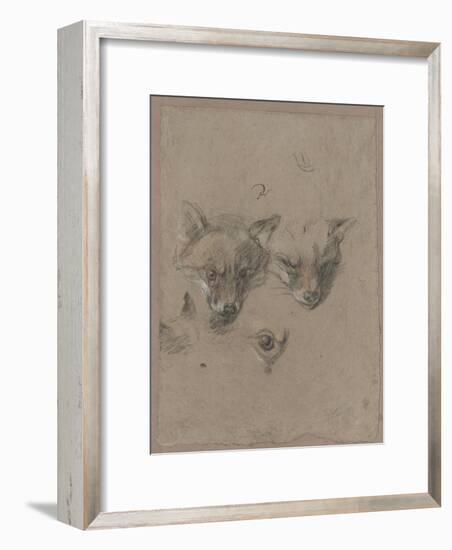 Deux têtes de renards et un oeil-Pieter Boel-Framed Giclee Print