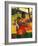 Deux Thaitiennes Accroupiees-Paul Gauguin-Framed Art Print