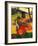 Deux Thaitiennes Accroupiees-Paul Gauguin-Framed Art Print