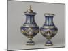 Deux vases balustre de forme Louis XV-null-Mounted Giclee Print