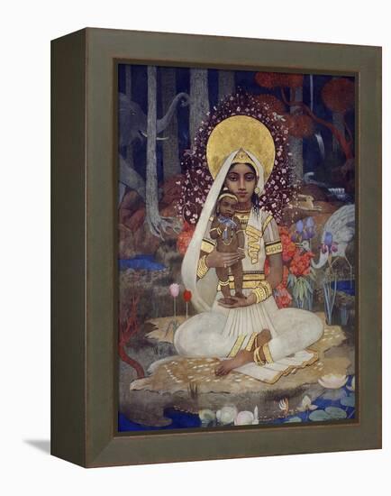 Devaki, Mother of Krishna-Marianne Stokes-Framed Premier Image Canvas