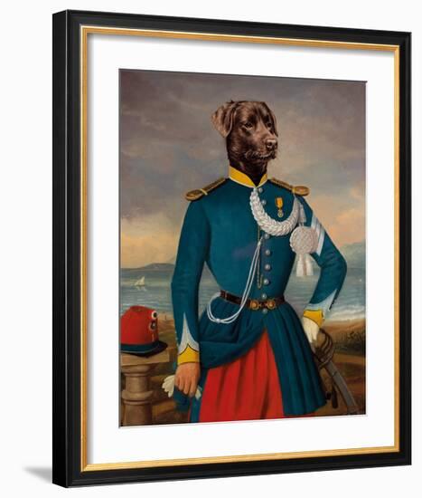 Devant la Rade d'Alger-Thierry Poncelet-Framed Premium Giclee Print