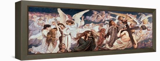 Devant Le Paradis (Partie Gauche) - before the Paradise (Left Part) - Peinture De Viktor Mikhaylovi-Victor Mikhailovich Vasnetsov-Framed Premier Image Canvas