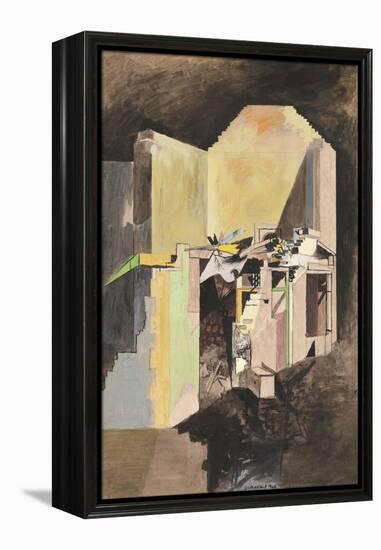 Devastation, 1940: a House on the Welsh Border-Graham Sutherland-Framed Premier Image Canvas