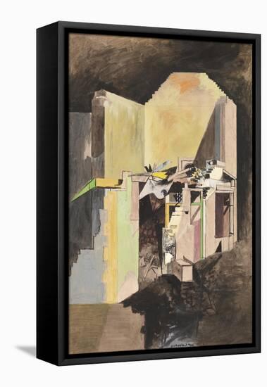 Devastation, 1940: a House on the Welsh Border-Graham Sutherland-Framed Premier Image Canvas