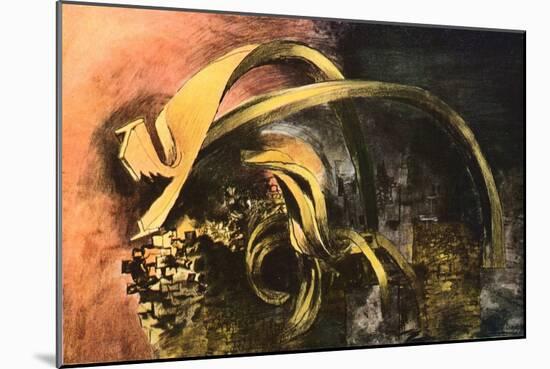 'Devastation, 1941, City. Twisted Girders (1)', 1941-Graham Sutherland-Mounted Giclee Print