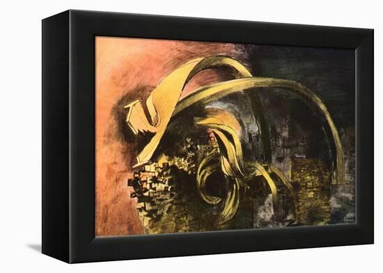 'Devastation, 1941, City. Twisted Girders (1)', 1941-Graham Sutherland-Framed Premier Image Canvas