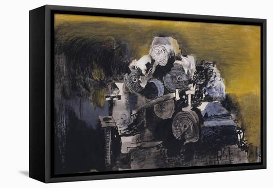 Devastation, 1941: East End, Burnt Paper Warehouse-Graham Sutherland-Framed Premier Image Canvas