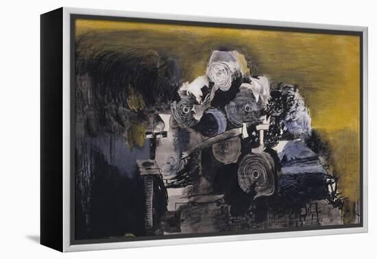 Devastation, 1941: East End, Burnt Paper Warehouse-Graham Sutherland-Framed Premier Image Canvas