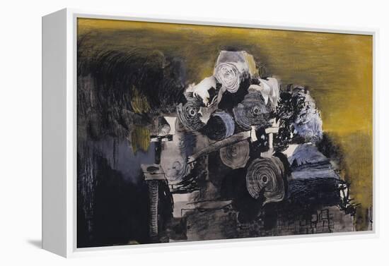 Devastation, 1941: East End, Burnt Paper Warehouse-Graham Sutherland-Framed Premier Image Canvas