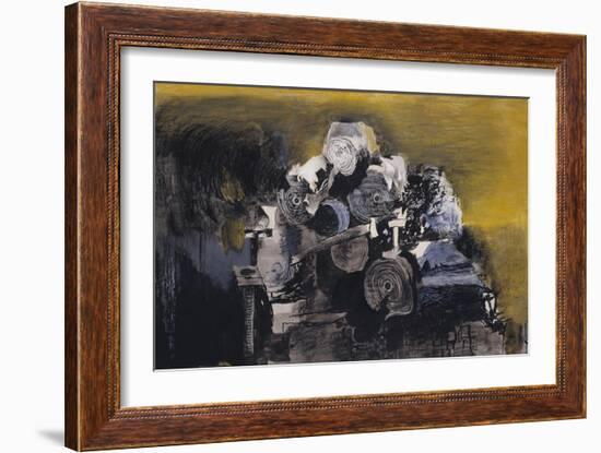 Devastation, 1941: East End, Burnt Paper Warehouse-Graham Sutherland-Framed Giclee Print