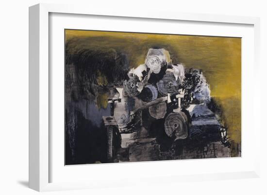 Devastation, 1941: East End, Burnt Paper Warehouse-Graham Sutherland-Framed Giclee Print