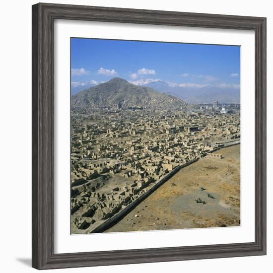 Devastation from Civil War, Kabul, Afghanistan-David Lomax-Framed Photographic Print