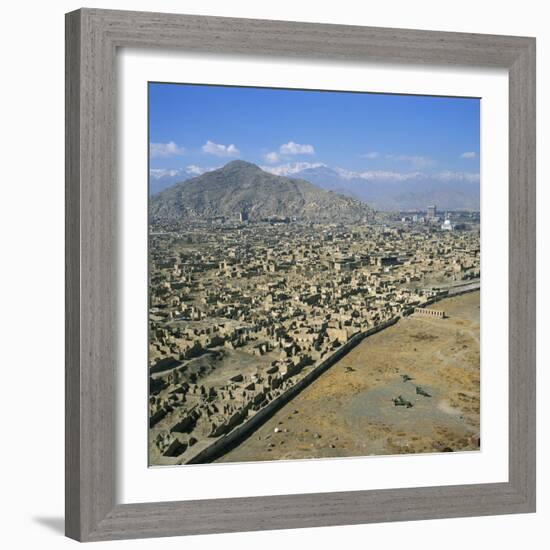 Devastation from Civil War, Kabul, Afghanistan-David Lomax-Framed Photographic Print