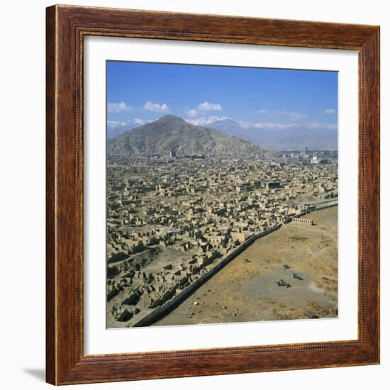 Devastation from Civil War, Kabul, Afghanistan-David Lomax-Framed Photographic Print