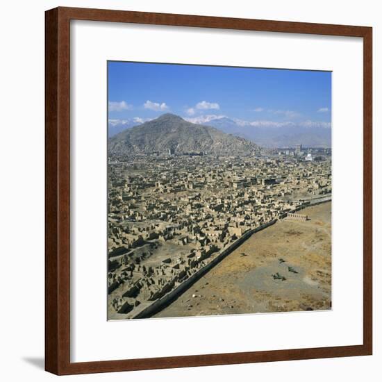 Devastation from Civil War, Kabul, Afghanistan-David Lomax-Framed Photographic Print