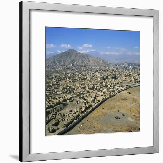 Devastation from Civil War, Kabul, Afghanistan-David Lomax-Framed Photographic Print