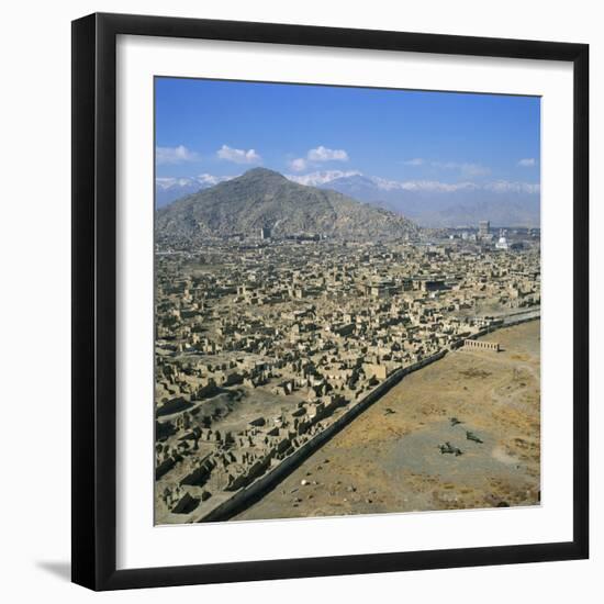 Devastation from Civil War, Kabul, Afghanistan-David Lomax-Framed Photographic Print