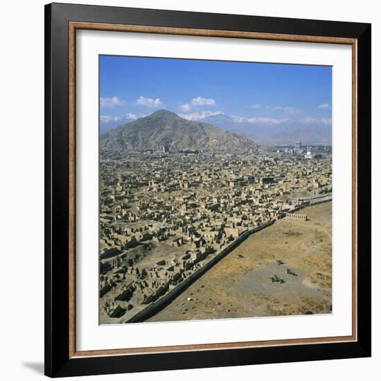 Devastation from Civil War, Kabul, Afghanistan-David Lomax-Framed Photographic Print