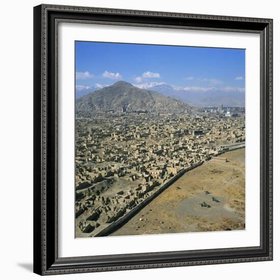 Devastation from Civil War, Kabul, Afghanistan-David Lomax-Framed Photographic Print