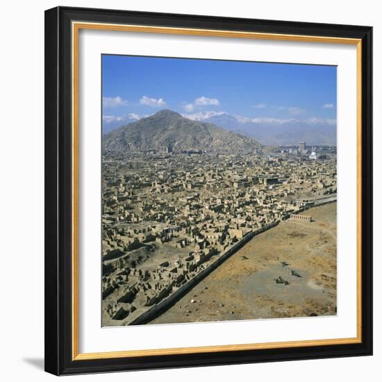 Devastation from Civil War, Kabul, Afghanistan-David Lomax-Framed Photographic Print