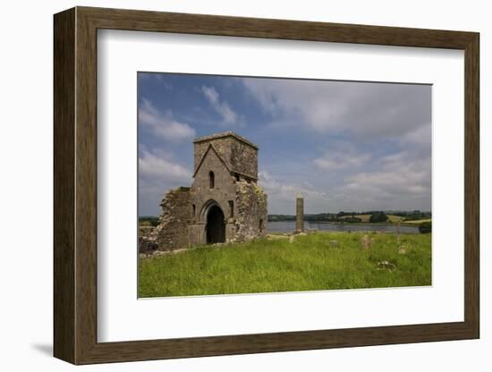 Devenish Island, Lower Lough Erne, County Fermanagh, Ulster, Northern Ireland, United Kingdom, Euro-Carsten Krieger-Framed Photographic Print