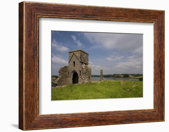 Devenish Island, Lower Lough Erne, County Fermanagh, Ulster, Northern Ireland, United Kingdom, Euro-Carsten Krieger-Framed Photographic Print