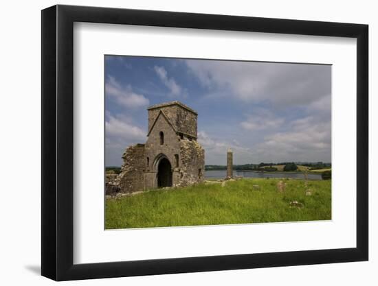 Devenish Island, Lower Lough Erne, County Fermanagh, Ulster, Northern Ireland, United Kingdom, Euro-Carsten Krieger-Framed Photographic Print