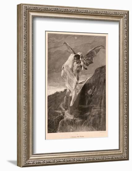 Devil and Lady, Ca 1894-J Koppay-Framed Photographic Print