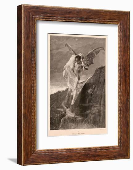 Devil and Lady, Ca 1894-J Koppay-Framed Photographic Print