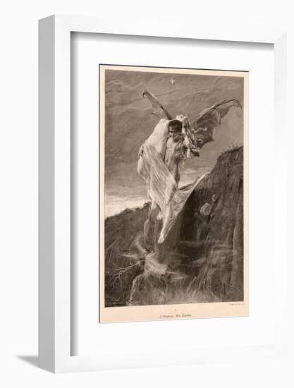 Devil and Lady, Ca 1894-J Koppay-Framed Photographic Print