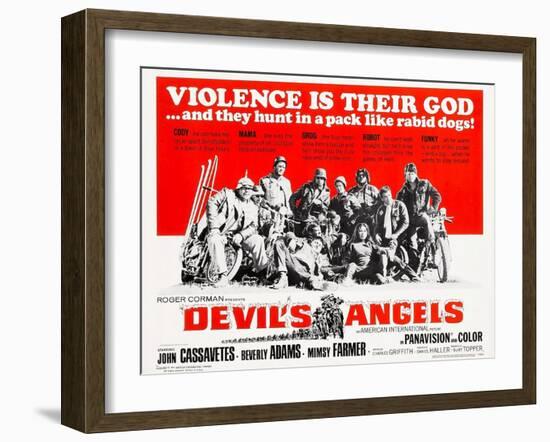 Devil's Angels, 1967-null-Framed Art Print