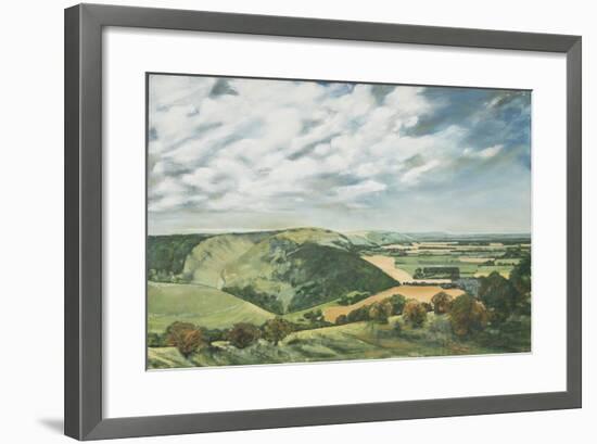 Devil's Dyke Poynings, 1989-Margaret Hartnett-Framed Giclee Print