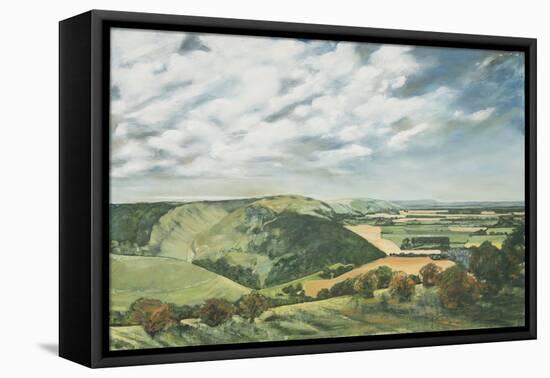 Devil's Dyke Poynings, 1989-Margaret Hartnett-Framed Premier Image Canvas