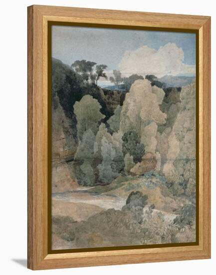 Devil's Elbow, Rokeby Park, C.1806-7-John Sell Cotman-Framed Premier Image Canvas