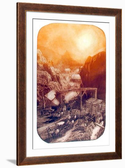 Devil's Gate Toll Road-Roy Purcell-Framed Limited Edition